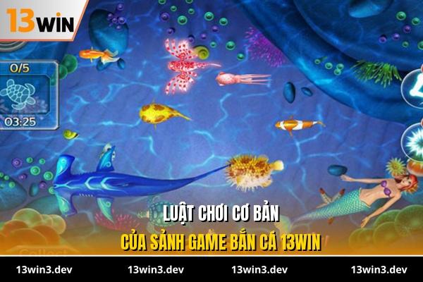 Luật chơi cơ bản của sảnh game bắn cá 13WIN